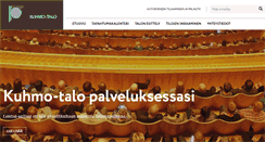 Desktop Screenshot of kuhmotalo.fi